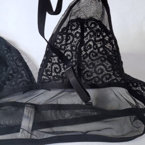 Bella Bloom | Delicate Sheer Lace Mesh Bralette - Picture 3 of 7